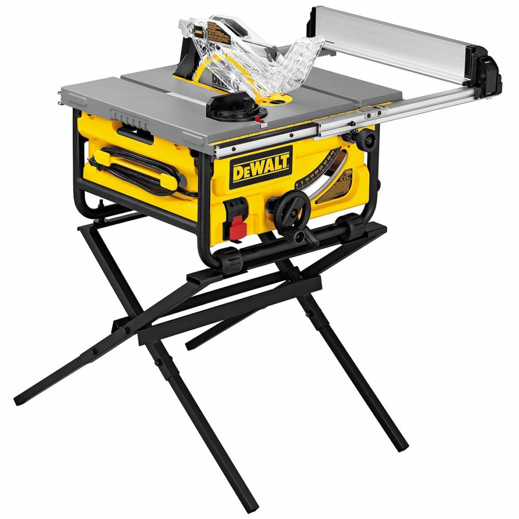 Dewalt Compact Job Site Table Saw with Folding Stand